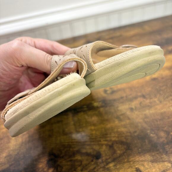 SAS Size 8 Sandals Duo Quarter Strap Narrow Width Tripad Comfort Warm Stone Tan - Picture 12 of 14